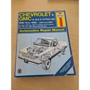 ♥️Haynes Chevy S-10 82-93 Manual